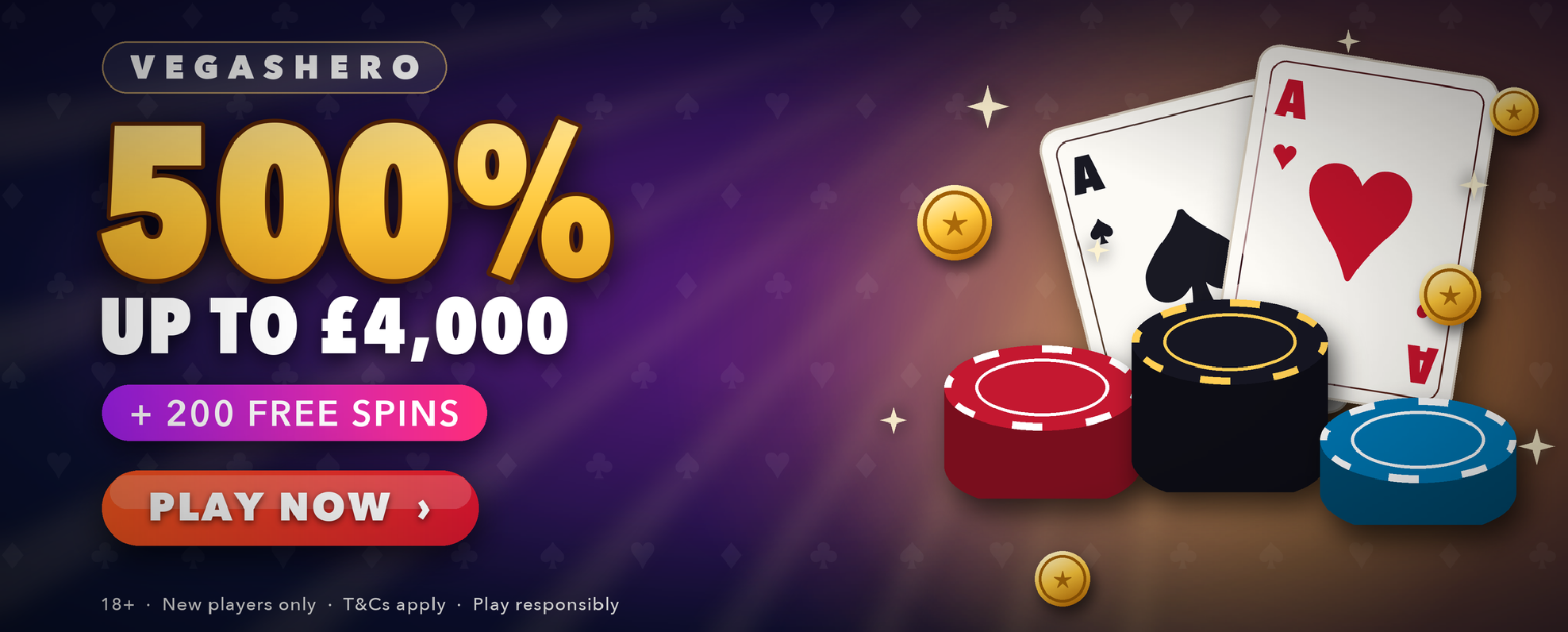 Welcome offer 100% up to €500 + 200 Free Spins